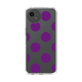 Slim Protection Case［ Simple Dot - Purple ］
