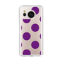 Slim Protection Case［ Simple Dot - Purple ］
