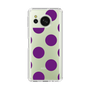 Slim Protection Case［ Simple Dot - Purple ］