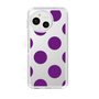 Slim Protection Case［ Simple Dot - Purple ］
