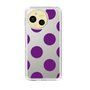 Slim Protection Case［ Simple Dot - Purple ］
