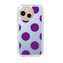 Slim Protection Case［ Simple Dot - Purple ］