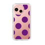 Slim Protection Case［ Simple Dot - Purple ］