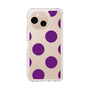 Slim Protection Case［ Simple Dot - Purple ］
