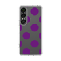 Slim Protection Case［ Simple Dot - Purple ］