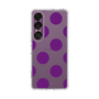 Slim Protection Case［ Simple Dot - Purple ］