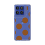 Slim Protection Case［ Simple Dot - Brown ］