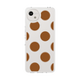 Slim Protection Case［ Simple Dot - Brown ］