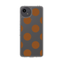 Slim Protection Case［ Simple Dot - Brown ］