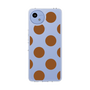 Slim Protection Case［ Simple Dot - Brown ］