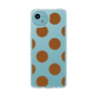 Slim Protection Case［ Simple Dot - Brown ］