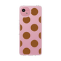 Slim Protection Case［ Simple Dot - Brown ］