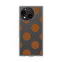 Slim Protection Case［ Simple Dot - Brown ］