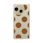 Slim Protection Case［ Simple Dot - Brown ］