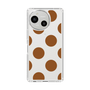 Slim Protection Case［ Simple Dot - Brown ］