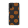Slim Protection Case［ Simple Dot - Brown ］