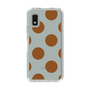 Slim Protection Case［ Simple Dot - Brown ］