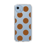 Slim Protection Case［ Simple Dot - Brown ］