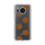 Slim Protection Case［ Simple Dot - Brown ］