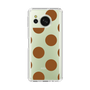 Slim Protection Case［ Simple Dot - Brown ］
