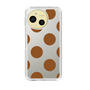 Slim Protection Case［ Simple Dot - Brown ］