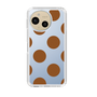 Slim Protection Case［ Simple Dot - Brown ］