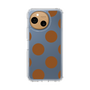 Slim Protection Case［ Simple Dot - Brown ］