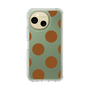 Slim Protection Case［ Simple Dot - Brown ］