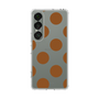 Slim Protection Case［ Simple Dot - Brown ］