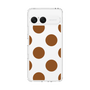 Slim Protection Case［ Simple Dot - Brown ］