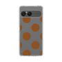 Slim Protection Case［ Simple Dot - Brown ］