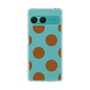Slim Protection Case［ Simple Dot - Brown ］