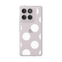 Slim Protection Case［ Simple Dot - White ］