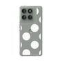 Slim Protection Case［ Simple Dot - White ］
