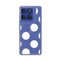 Slim Protection Case［ Simple Dot - White ］