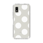 Slim Protection Case［ Simple Dot - White ］