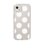 Slim Protection Case［ Simple Dot - White ］