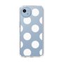Slim Protection Case［ Simple Dot - White ］