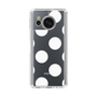 Slim Protection Case［ Simple Dot - White ］