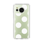 Slim Protection Case［ Simple Dot - White ］
