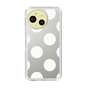 Slim Protection Case［ Simple Dot - White ］