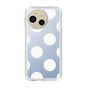 Slim Protection Case［ Simple Dot - White ］