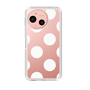 Slim Protection Case［ Simple Dot - White ］