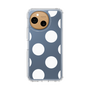Slim Protection Case［ Simple Dot - White ］