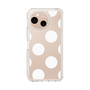Slim Protection Case［ Simple Dot - White ］