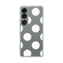 Slim Protection Case［ Simple Dot - White ］