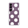 Slim Protection Case［ Simple Dot - White ］