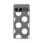 Slim Protection Case［ Simple Dot - White ］