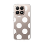 Slim Protection Case［ Simple Dot - White ］