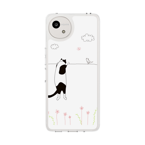 Slim Protection Case［ Calico Cat Peeking with Curiosity ］